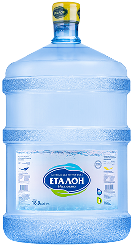 Вода питна "Еталон-негазована" Пом`якшена 18,9 л.